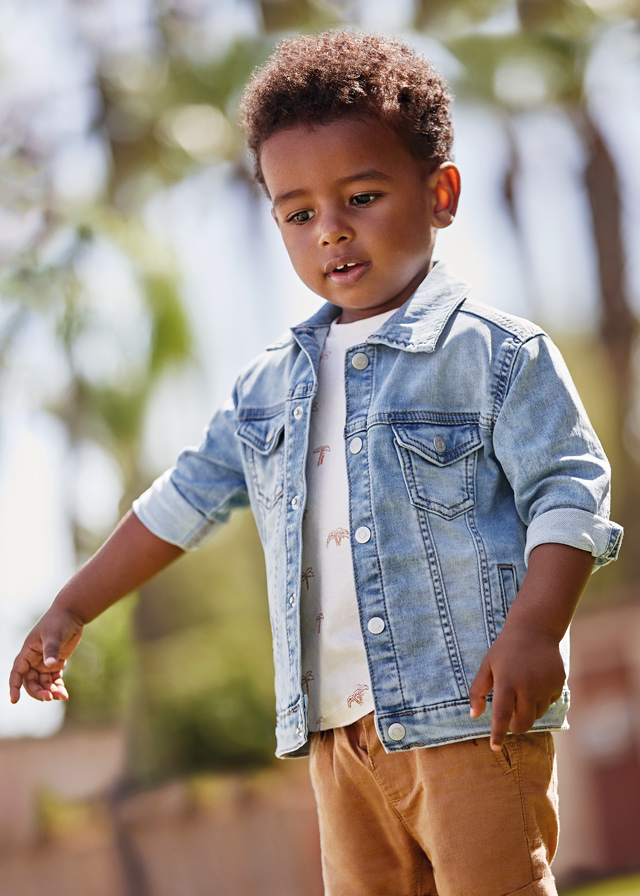 Denim outfit for baby sales boy